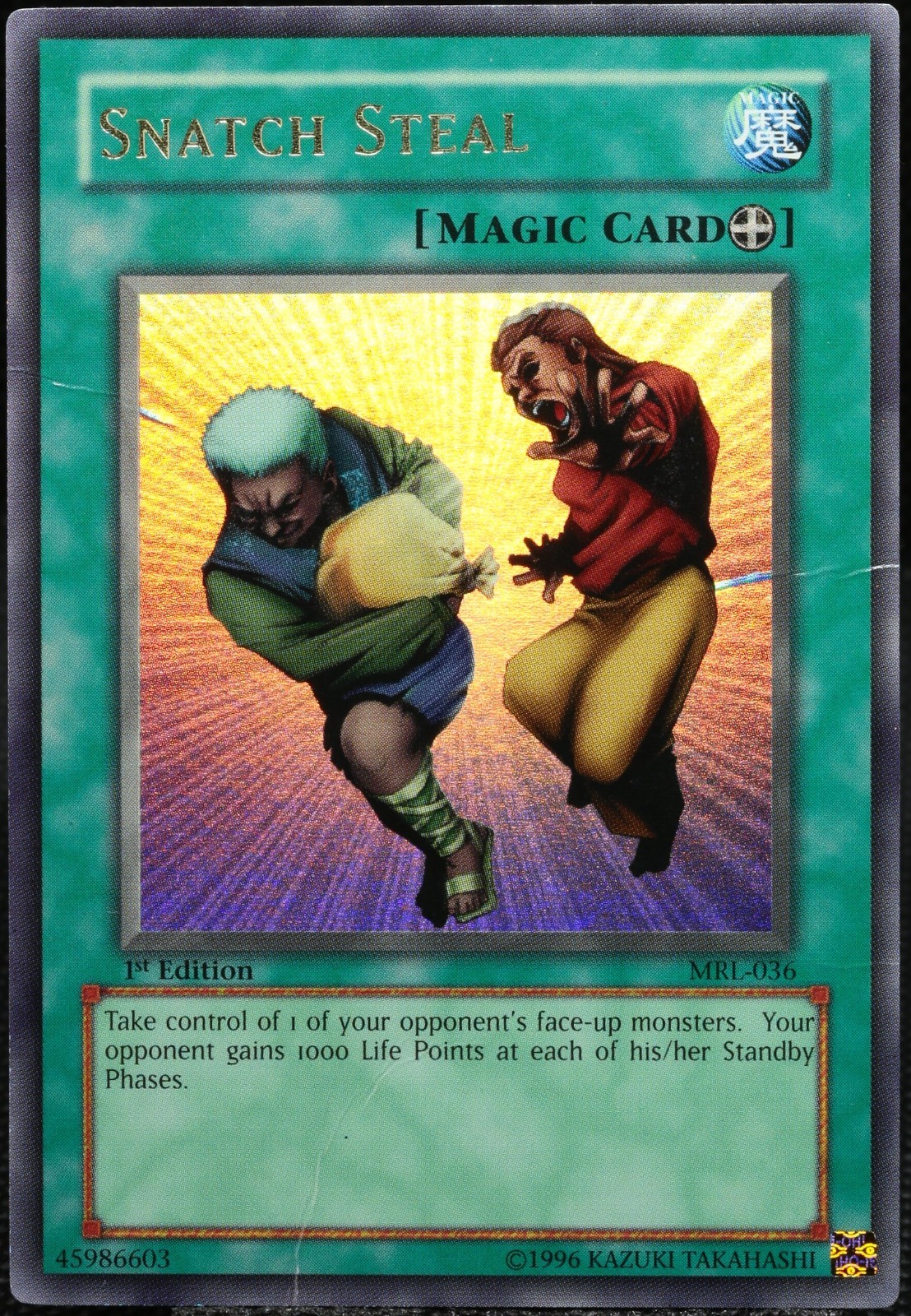 Yu-Gi-Oh Snatch Steal MRL-036 1st Edition (1st) Ultra Rare [PL] | EN 2002
