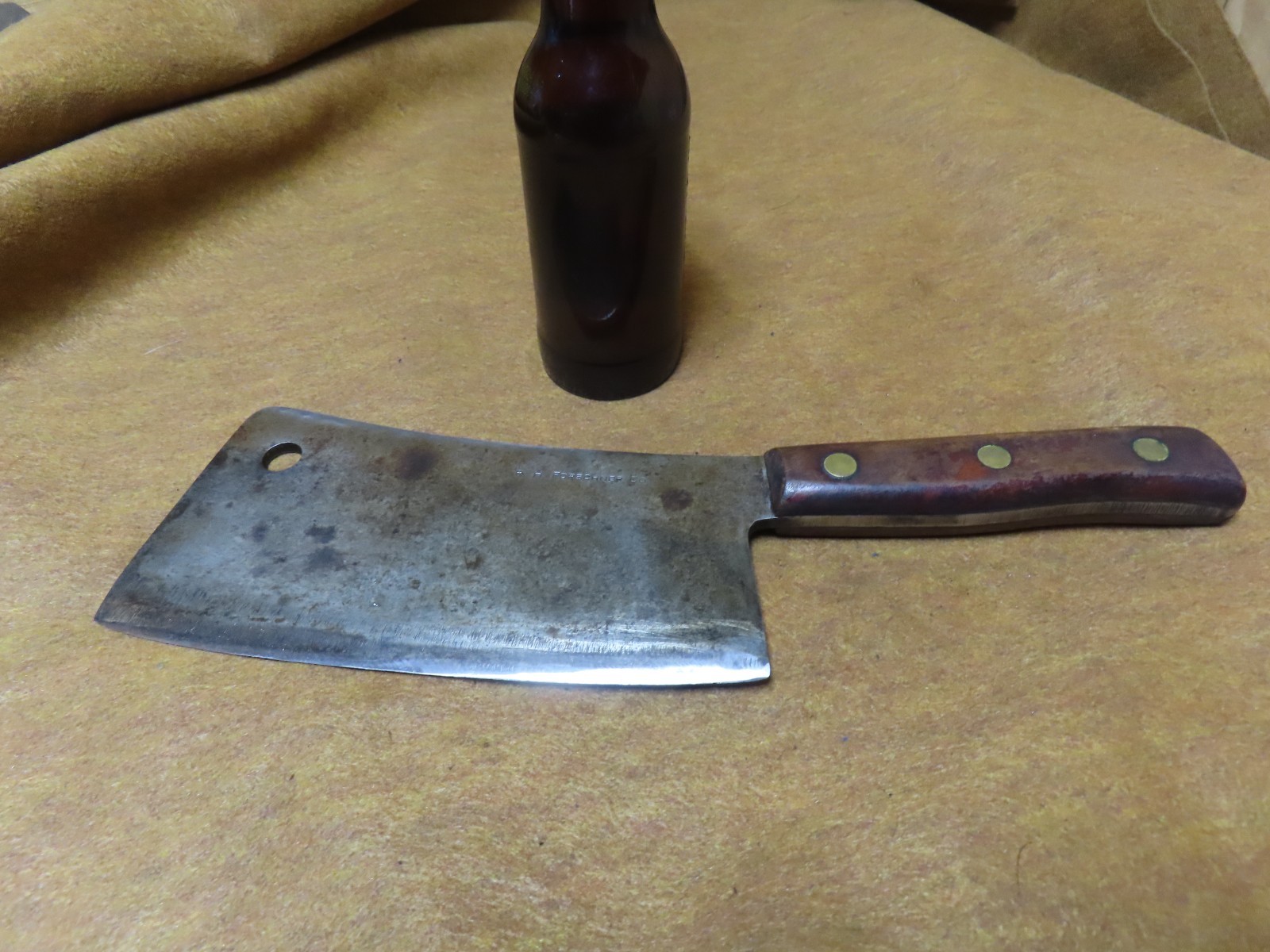 Vtg R.H. Forschner Meat Cleaver,8-3/4\