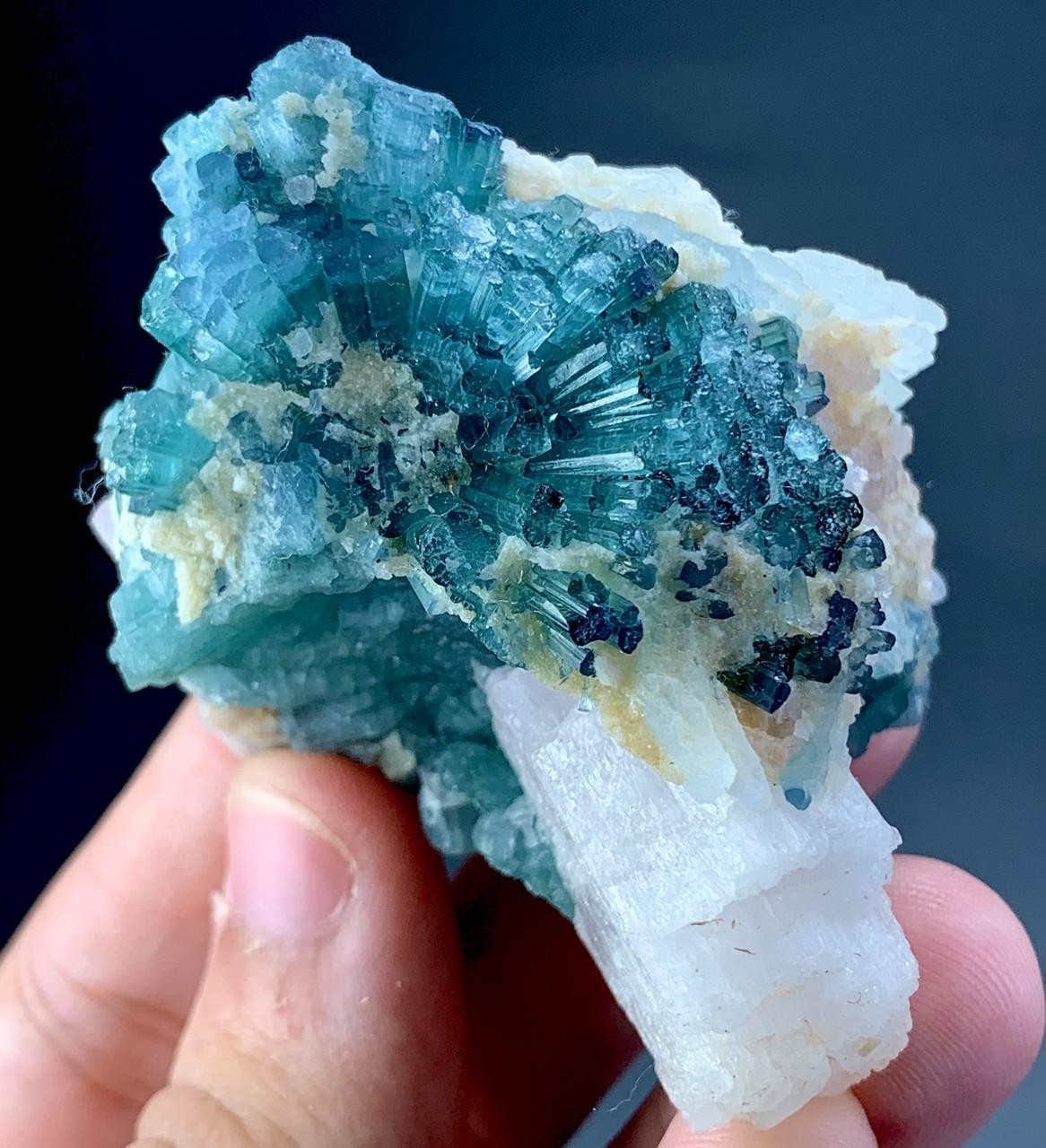 520 Carat Tourmaline Crystal With Kunzite Specimen From Afghanistan