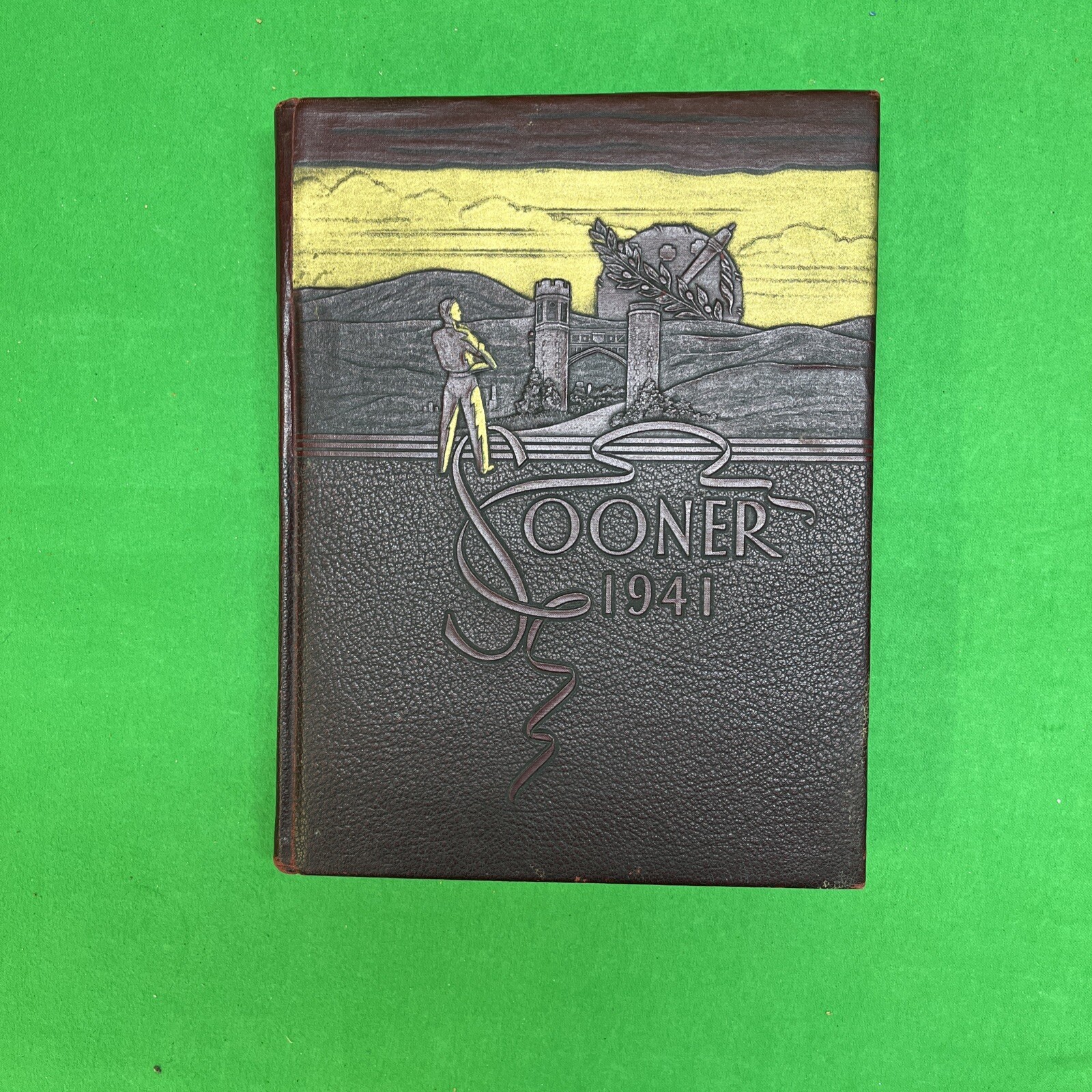 EXCELLENT 1941 University of Oklahoma Sooner Yearbook OU #A