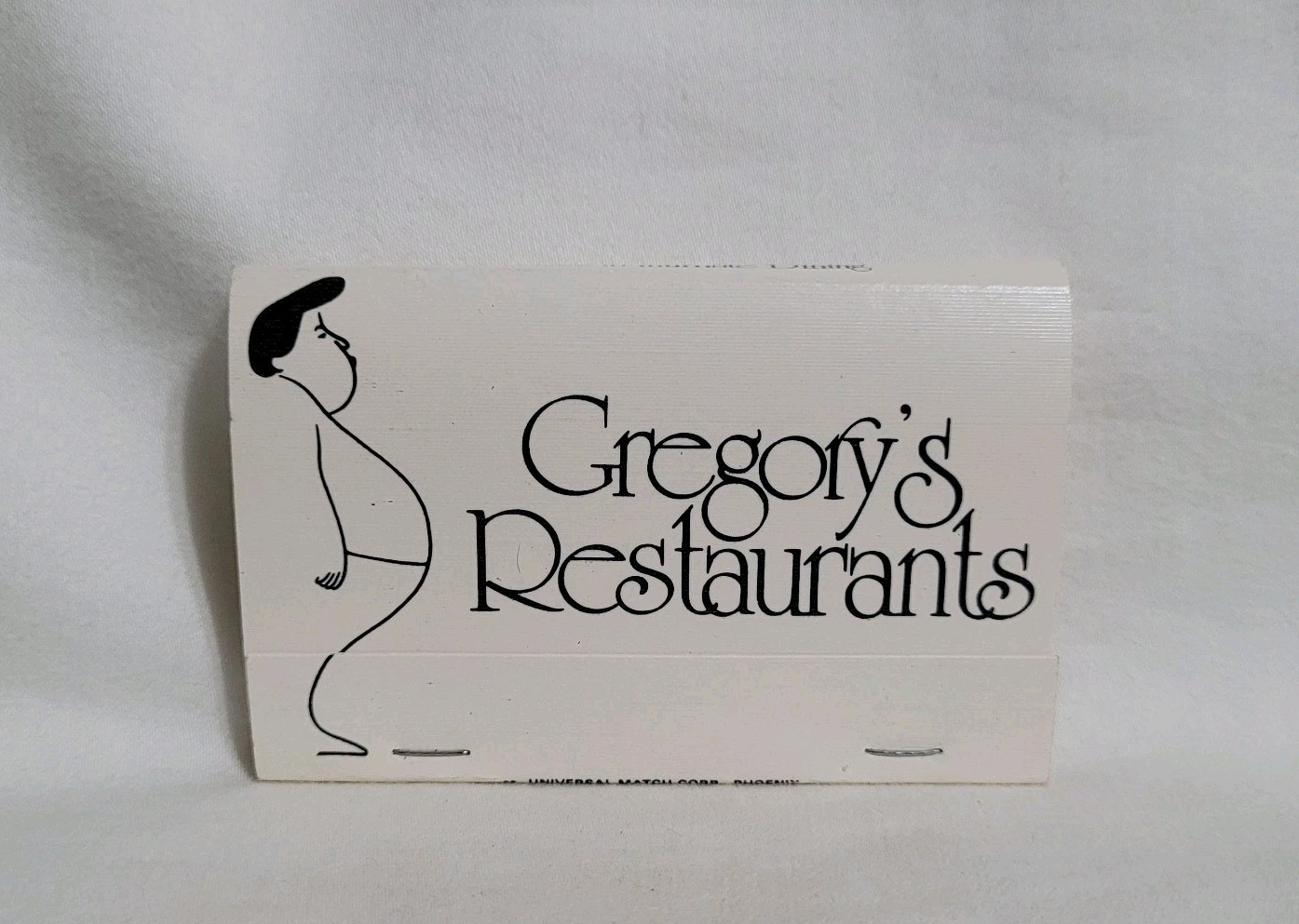 Vintage Matchbook Gregory\'s Restaurant AZ CO TX Advertising Matches Full