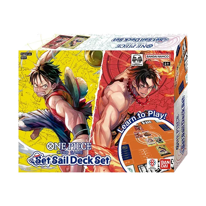 One Piece Card Game: Set Sail Deck Set (SD-01) - NO OP-17 PACK