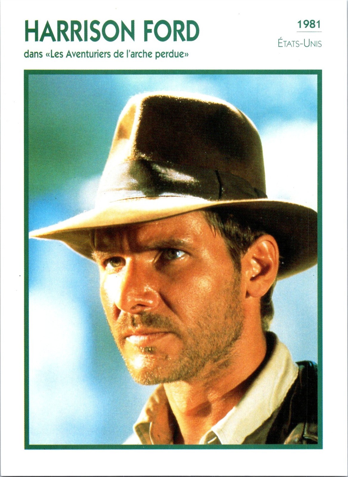 HOLYWOOD CINEMA STAR  PHOTO PRINT  HARRISON FORD INDIANA JONES