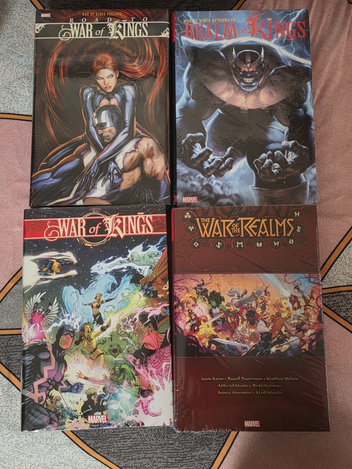 Marvel Comics' Prelude To-War of Kings-Realm Of Kings-War of Realms Omnibus Set Marvel Comics' Prelude To-War of Kings-Realm Of Kings-War of Realms Omnibus Set