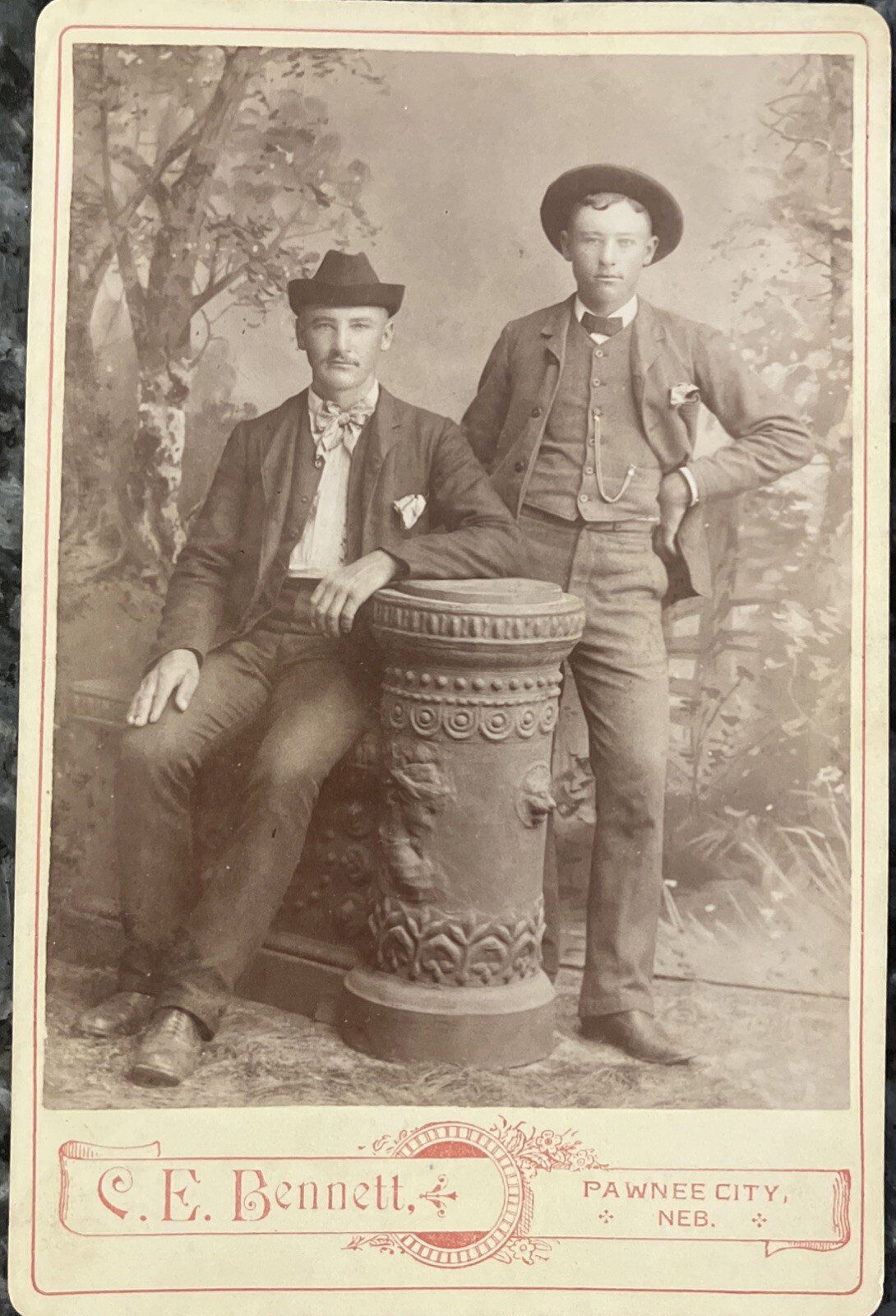 Pawnee City, Nebraska Cabinet- Two City Slickers- 1880’s