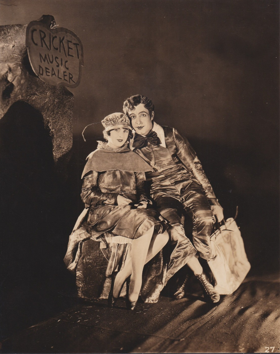 1922 Press Photo Scene of 