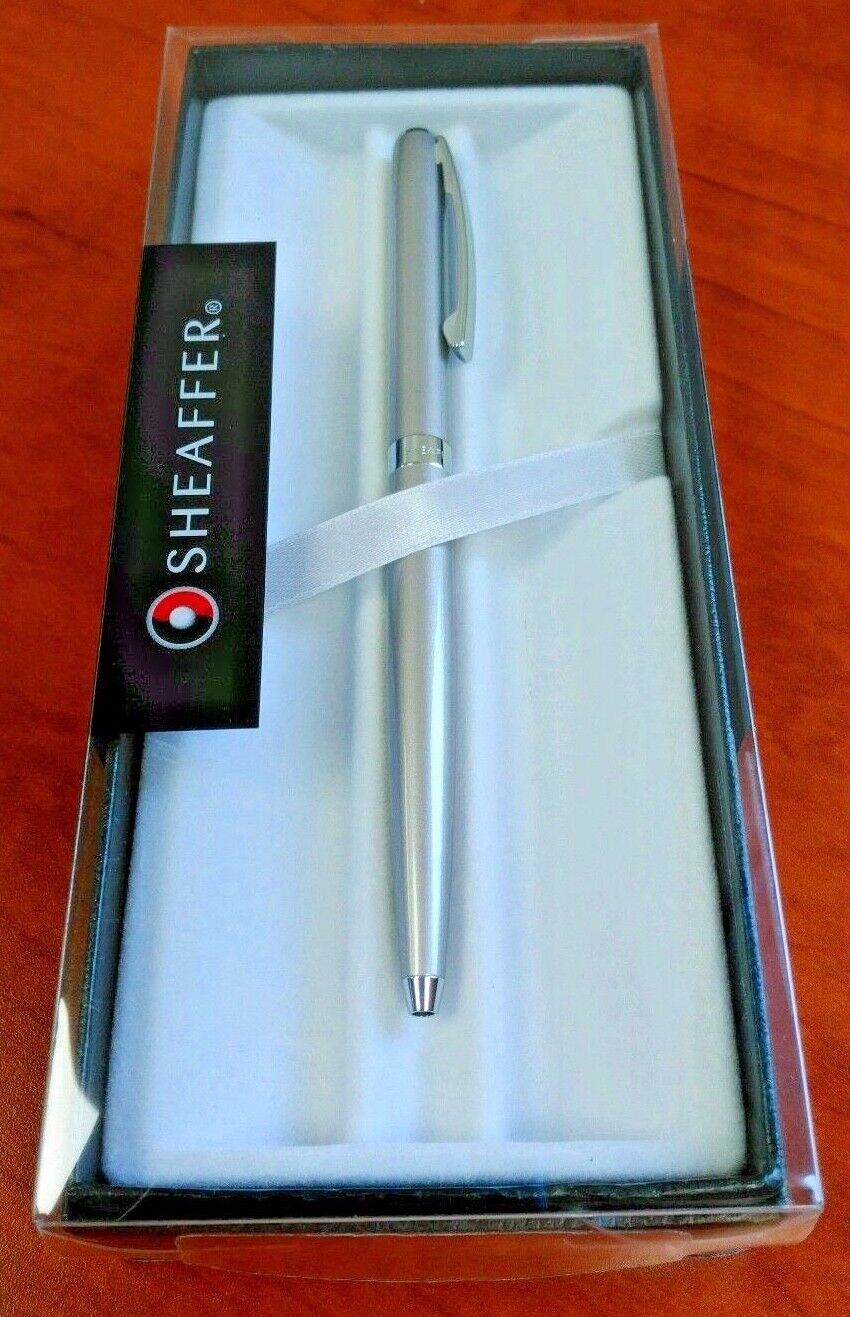 Sheaffer Sagaris  Metallic Silver Ballpoint Pen