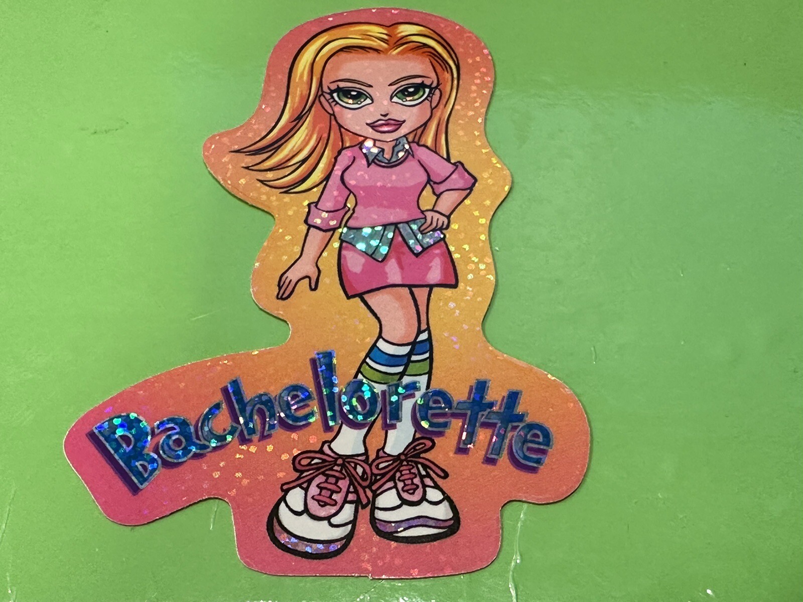 Allstars Girls Y2K Holofoil Vending Stickers # 7 of #21 (2004) \