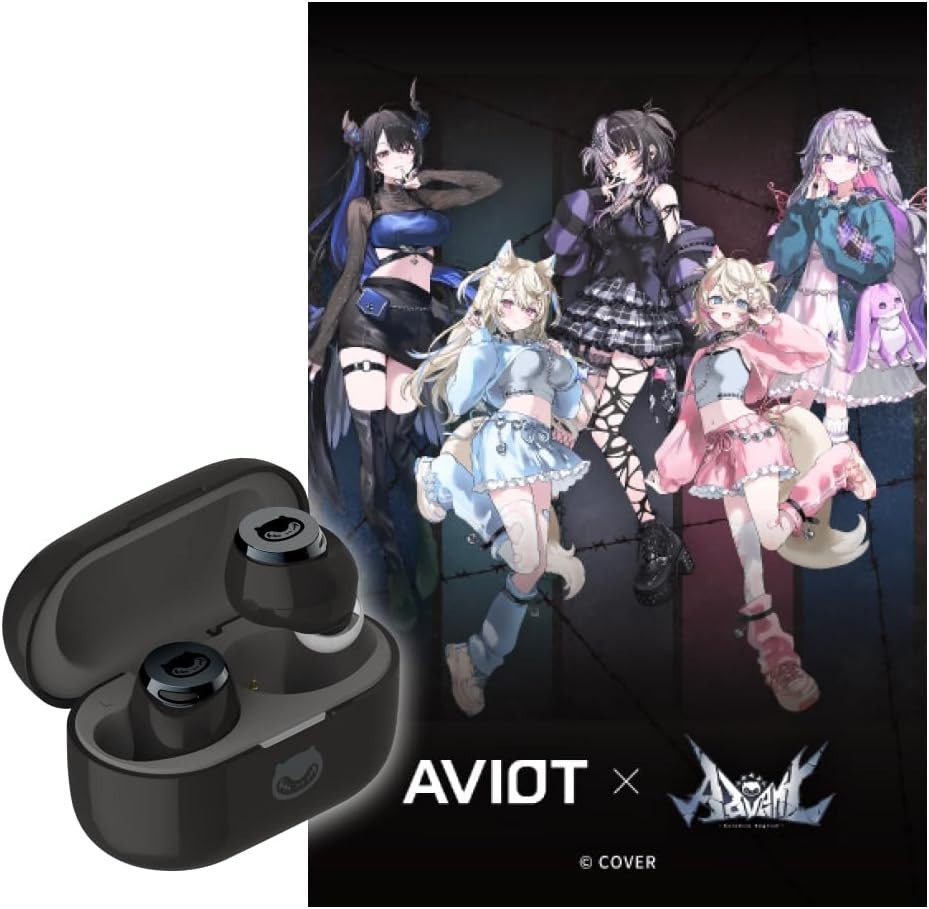 Hololive English Advent Earbuds Wireless Earphone Aviot TE-V1R-HE2 Japan Pre