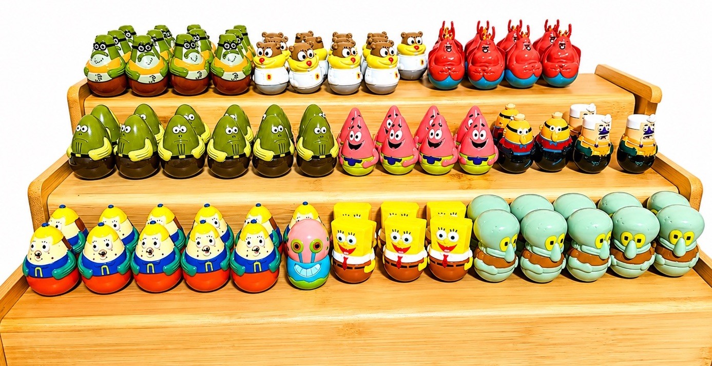 SpongeBob Mystery Krabby Patty Prize Weeble Wobbles