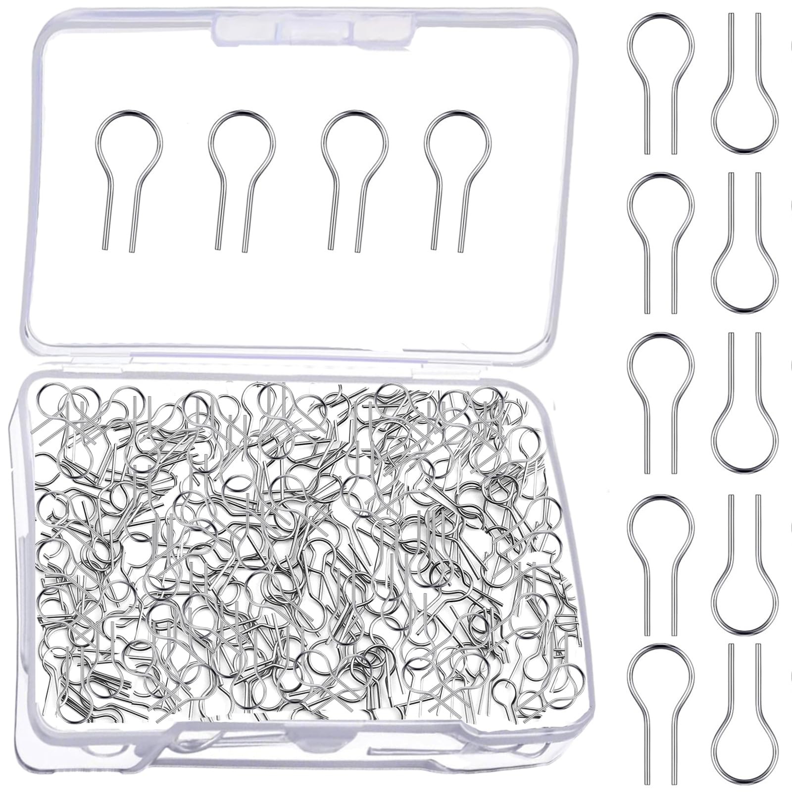 200 Pieces High Temperature Nichrome Wire Jump Rings, Nichrome High 200 Pieces High Temperature Nichrome Wire Jump Rings, Nichrome High