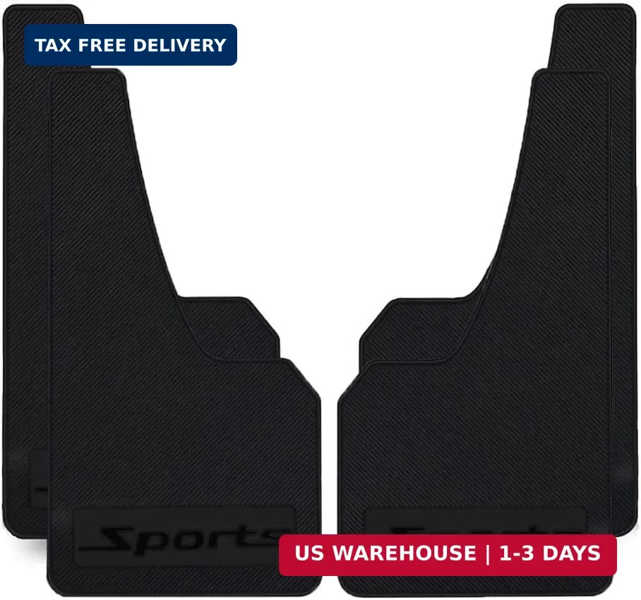 4PCS Universal Car Mud Flaps Rubber Mudguard Splash Guards Rubber Mudguard for U