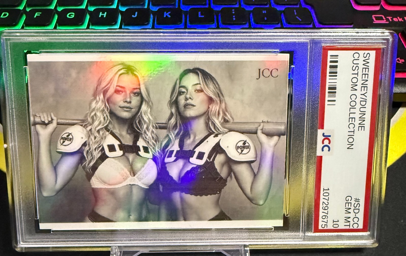 CUSTOM Sydney Sweeney/Livvy Dunne Slab-Novelty Card