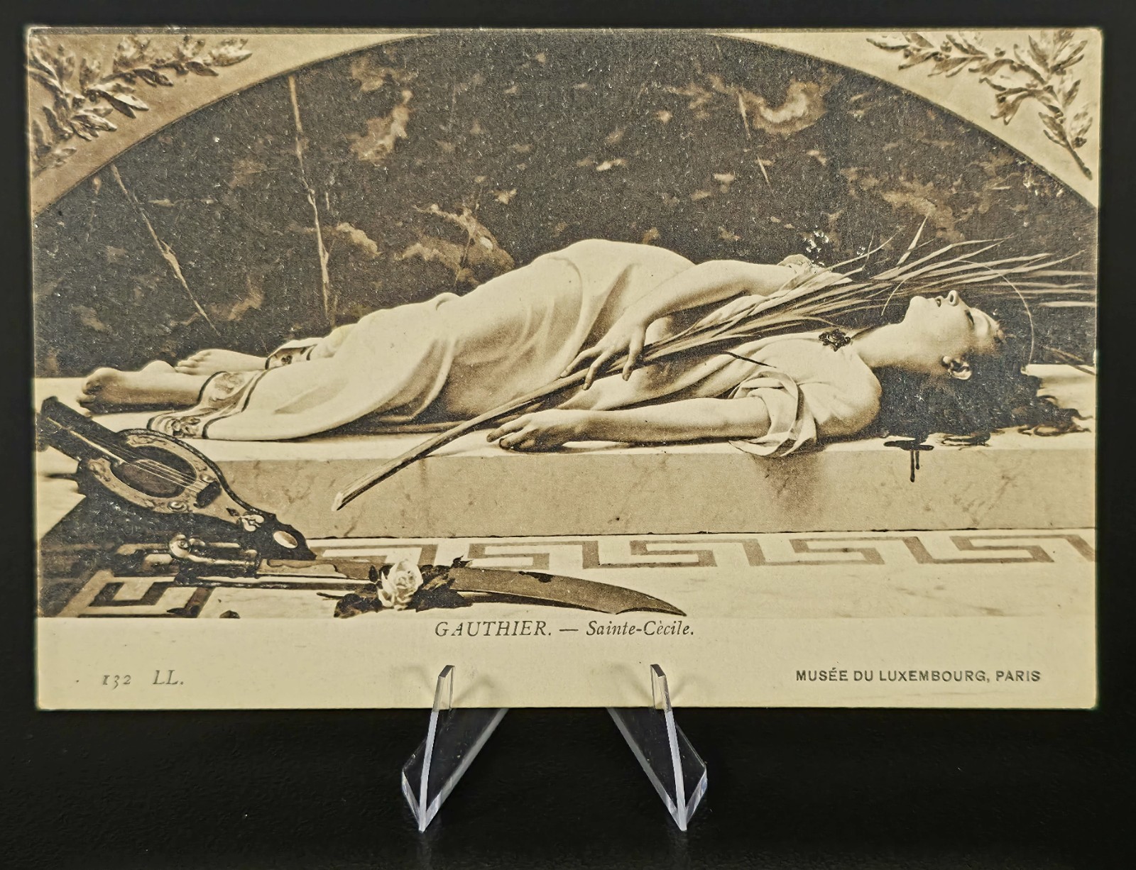 Antique Religious Postcards Lot St Francis St Cecilia Christ Italy Paris