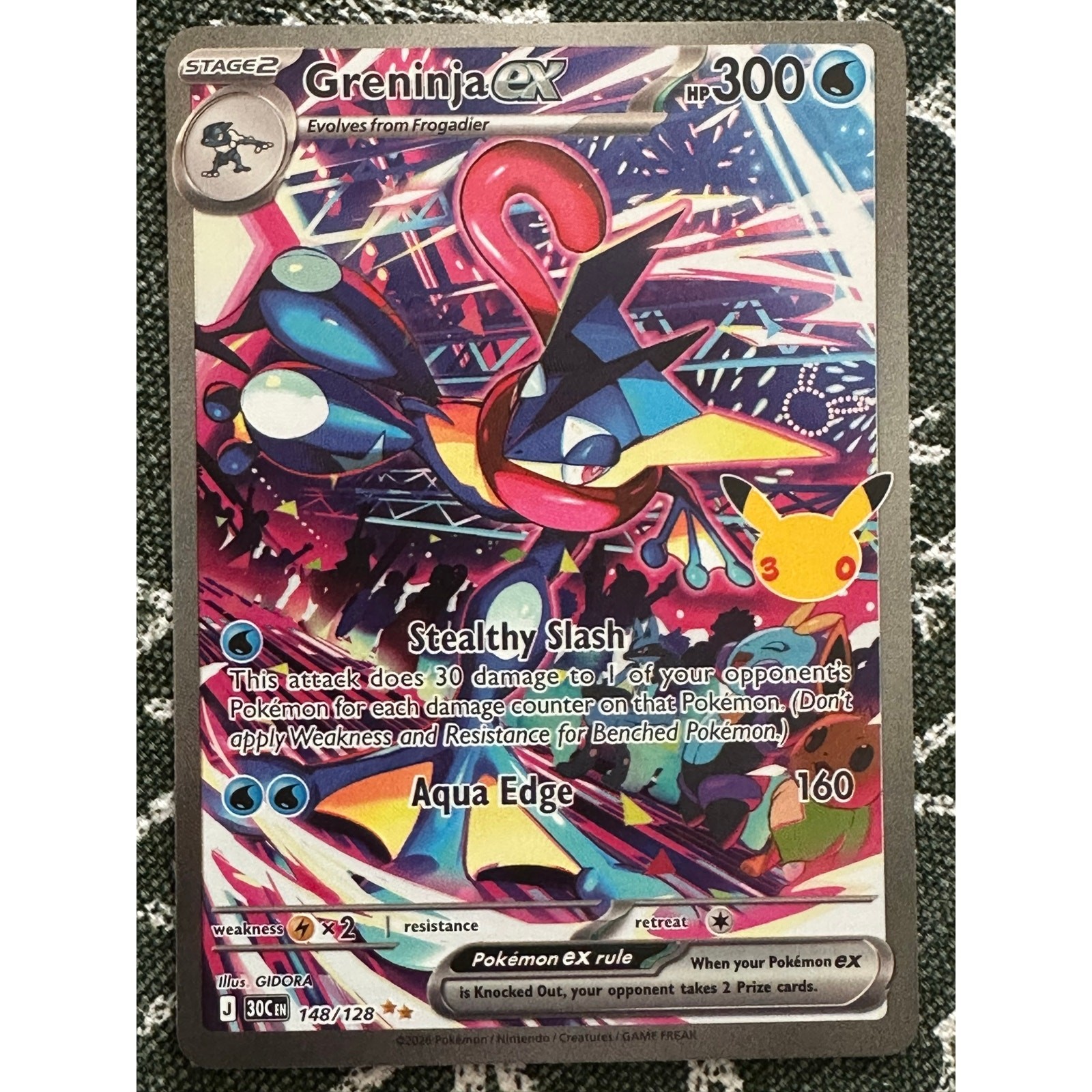 Greninja ex 148 - 30th Celebration