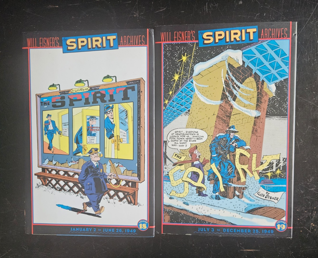 Will Eisner\'s SPIRIT Archives vol. 18, 19 DC Comics HC