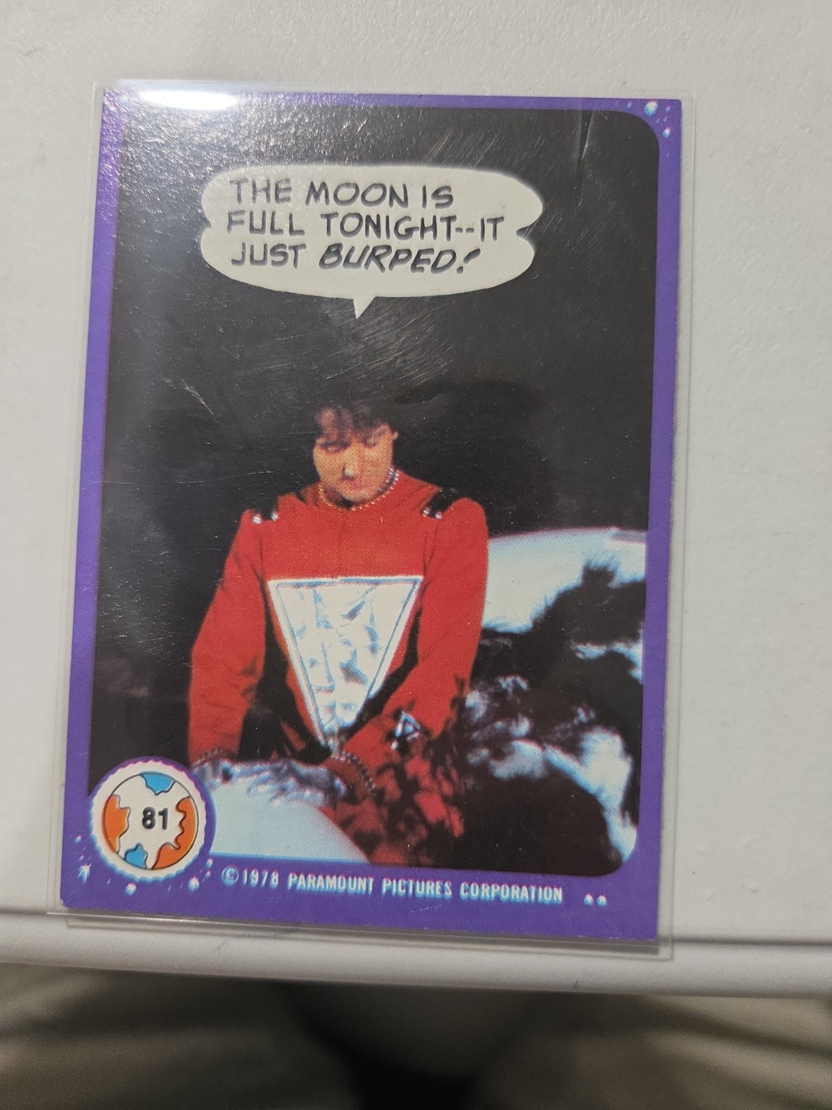 1978 Topps Mork & Mindy #81 The Moon is Full Tonight Collectors Card
