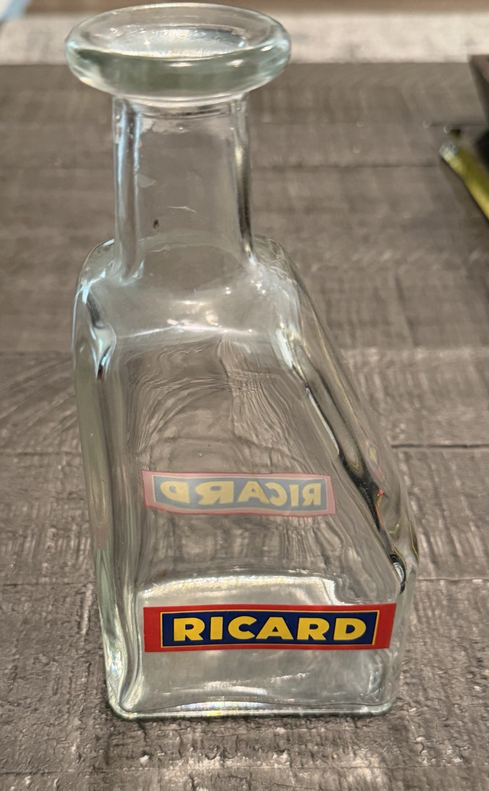 Vintage Ricard Pastis Glass Water Carafe Decanter French Bistro Barware 8 Vintage Ricard Pastis Glass Water Carafe Decanter French Bistro Barware 8