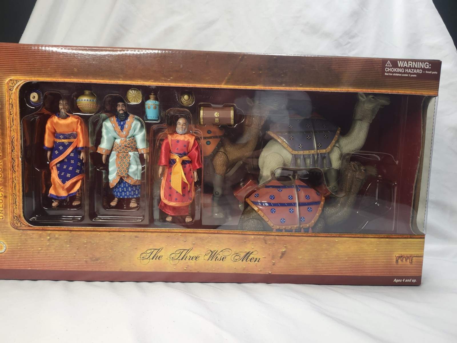 BIBLE QUEST Three Wise Men Plastic Action Figure Set