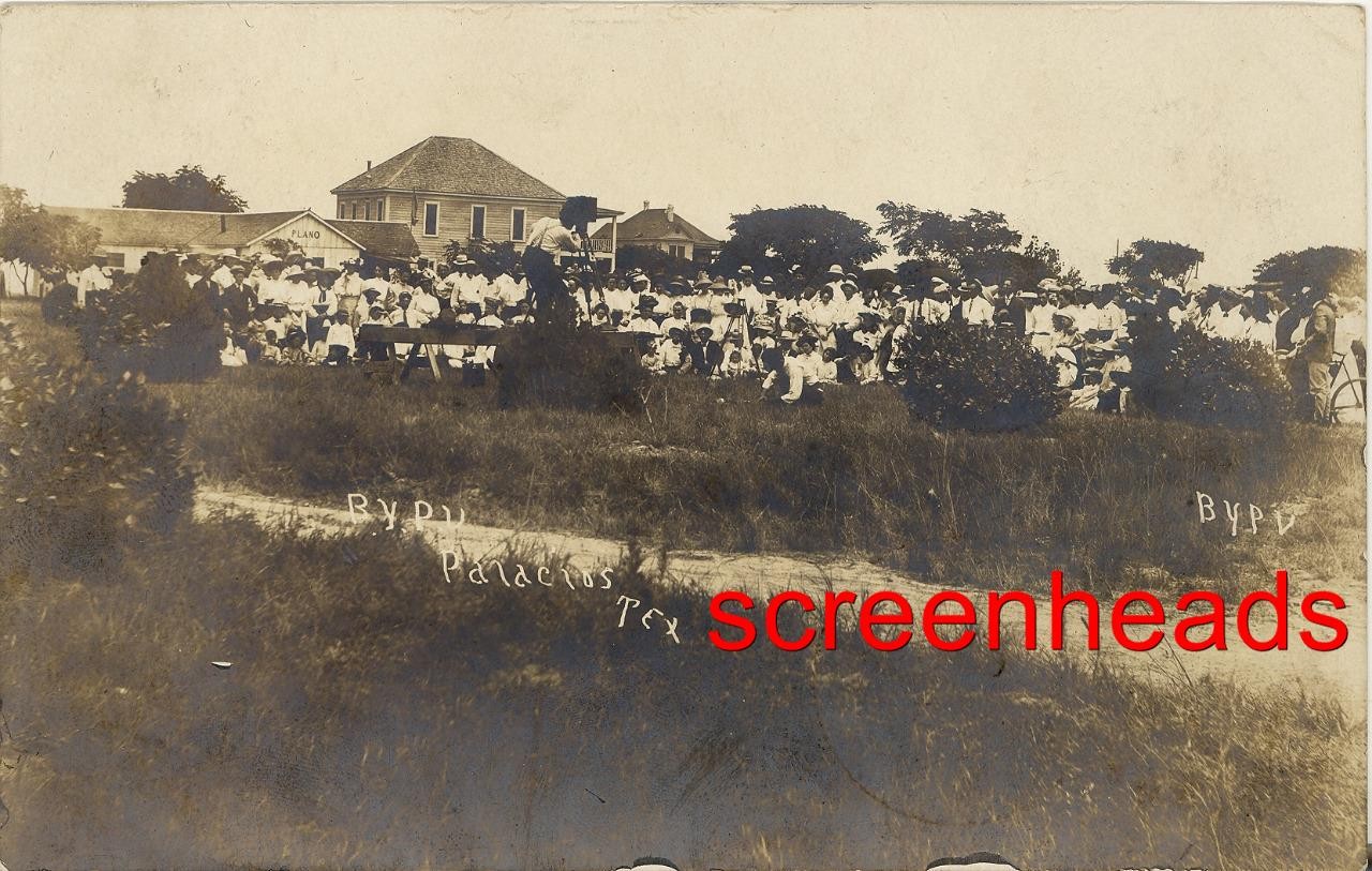 1909 RPPC PHOTO PALACIOS TEXAS 