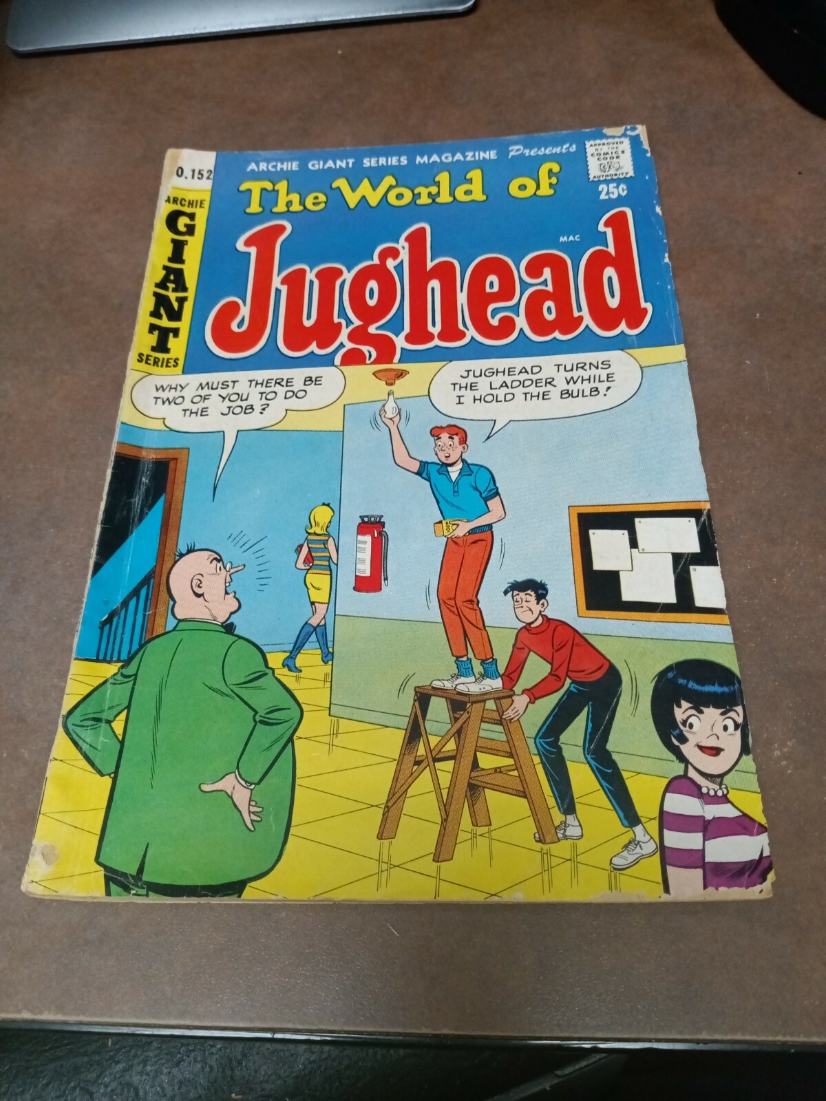Archie Giant Series Magazine #152 World of Jughead teen humor 1968 silver age Archie Giant Series Magazine #152 World of Jughead teen humor 1968 silver age