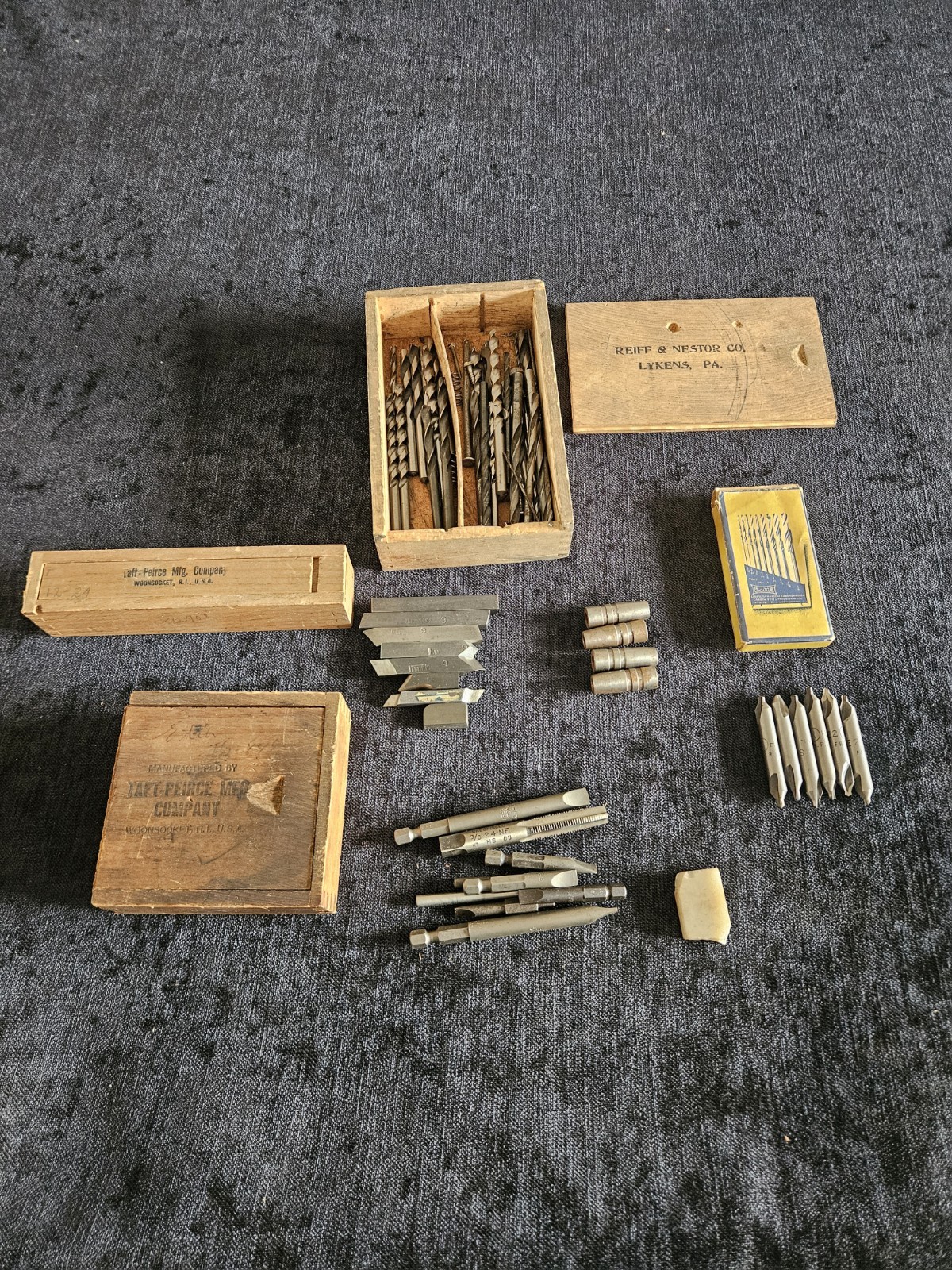 Title: Vintage Machinist Tool Lot - Illinite, Morse, Apex, Reiff & Nestor -... Title: Vintage Machinist Tool Lot - Illinite, Morse, Apex, Reiff & Nestor -...