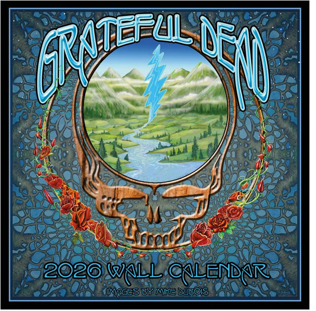 Grateful Dead 2026 Wall Calendar, 12\ Grateful Dead 2026 Wall Calendar, 12\