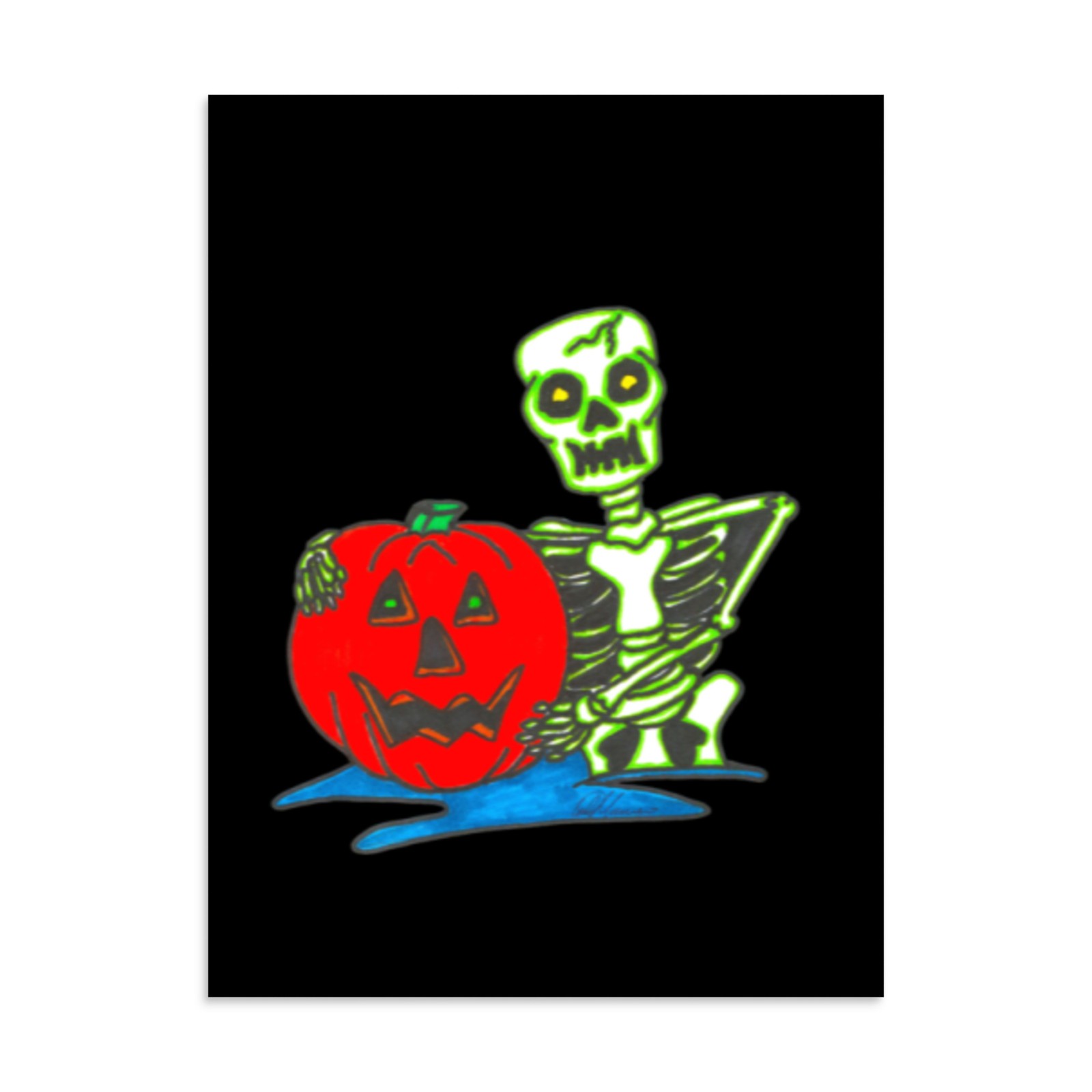 Halloween Vintage-Style Skeleton 6\