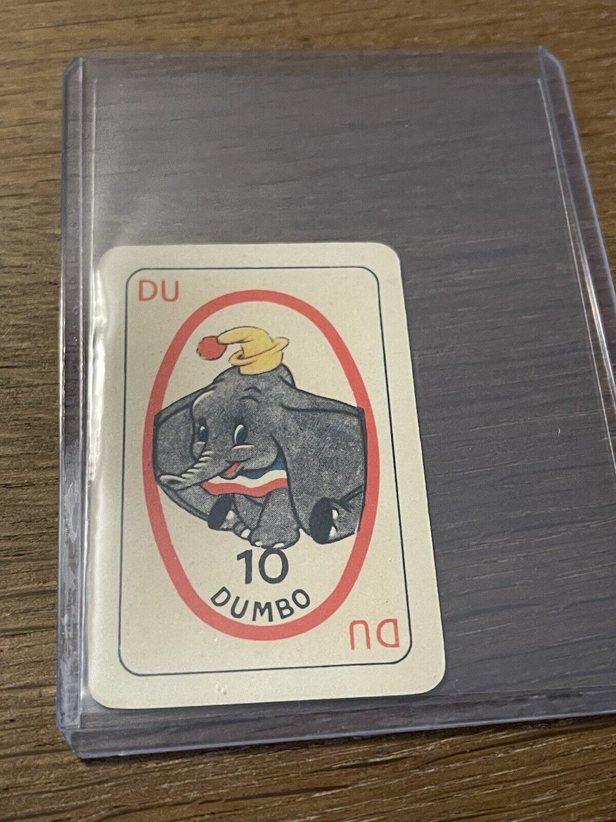 Vintage Rare Italian Disney 🎥 Card Game Dumbo Playing Card RARE