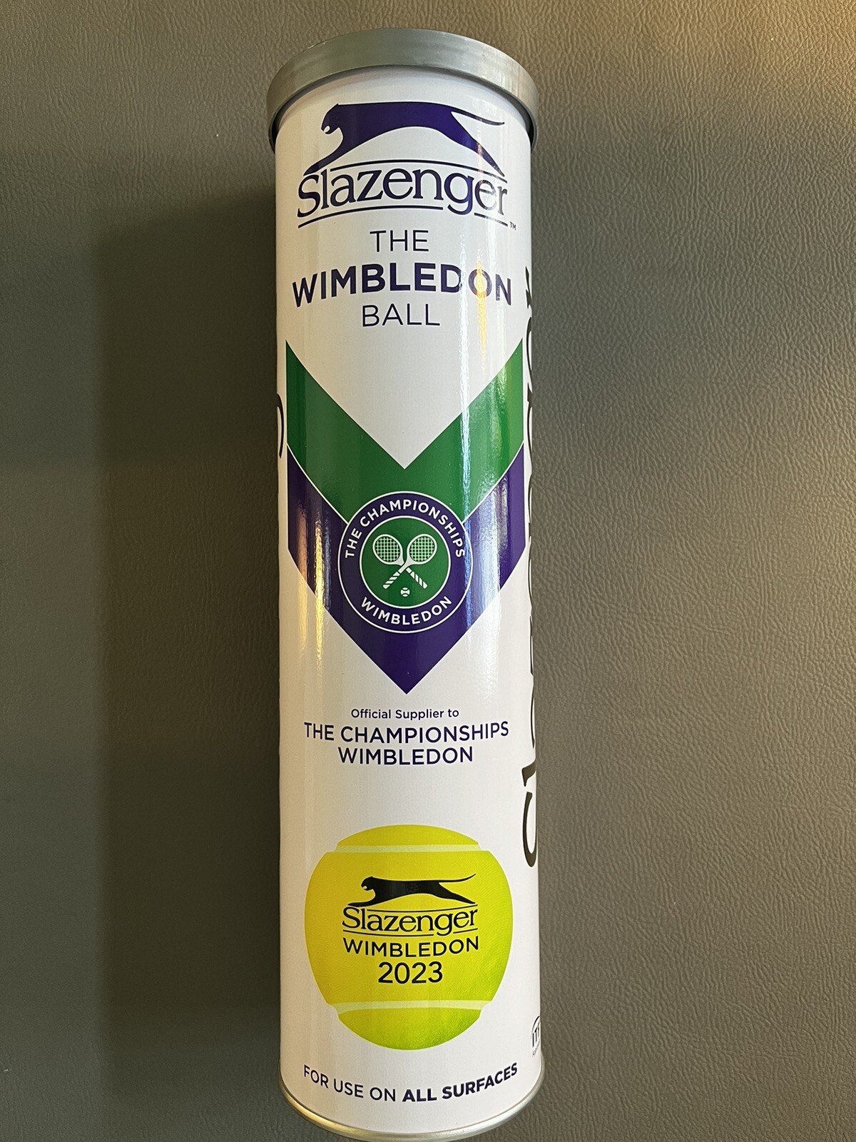 Wimbledon 2023 Tennis Can With One Ball.