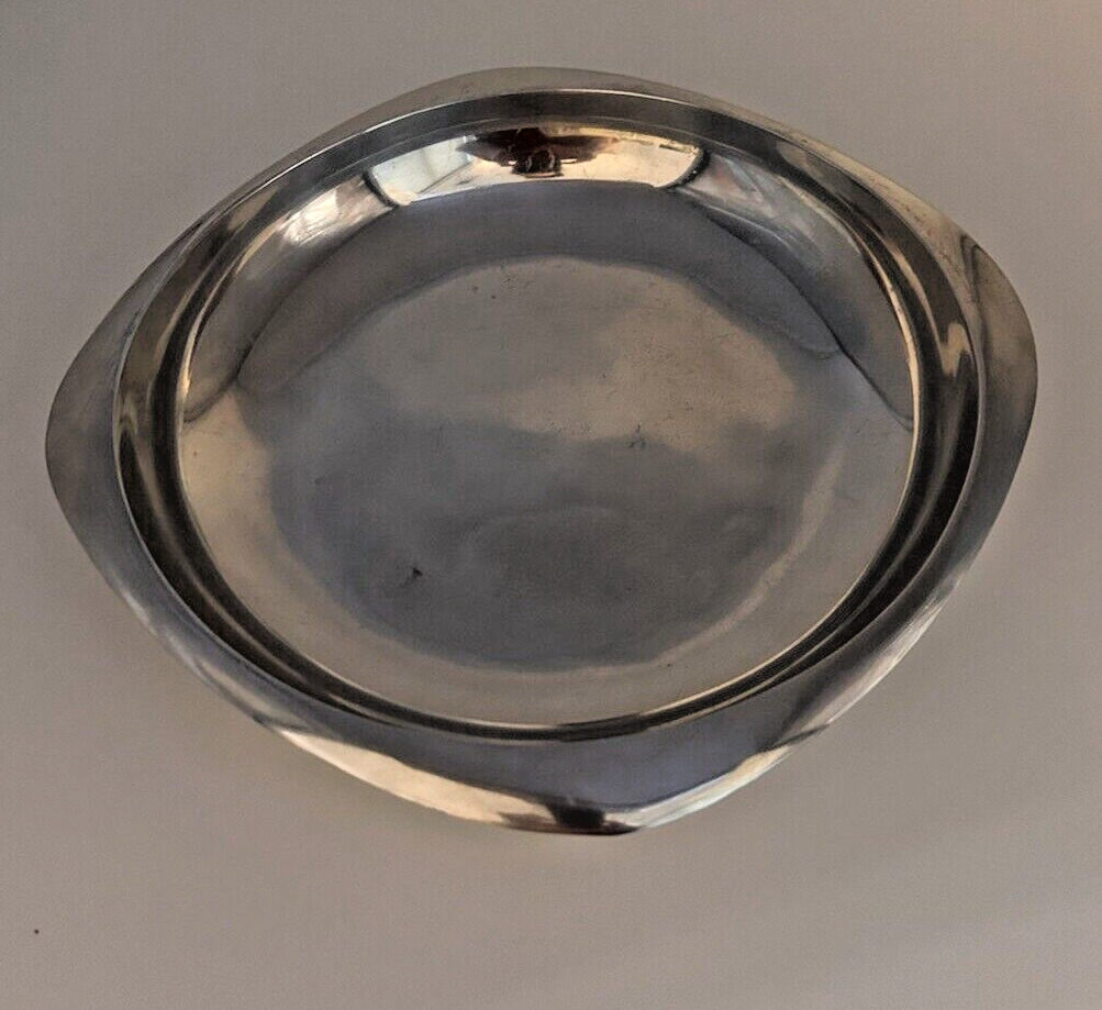 Silver plated Base Metal Nambe\' Bowl by Nambe\' Donald Wright circa 1980s
