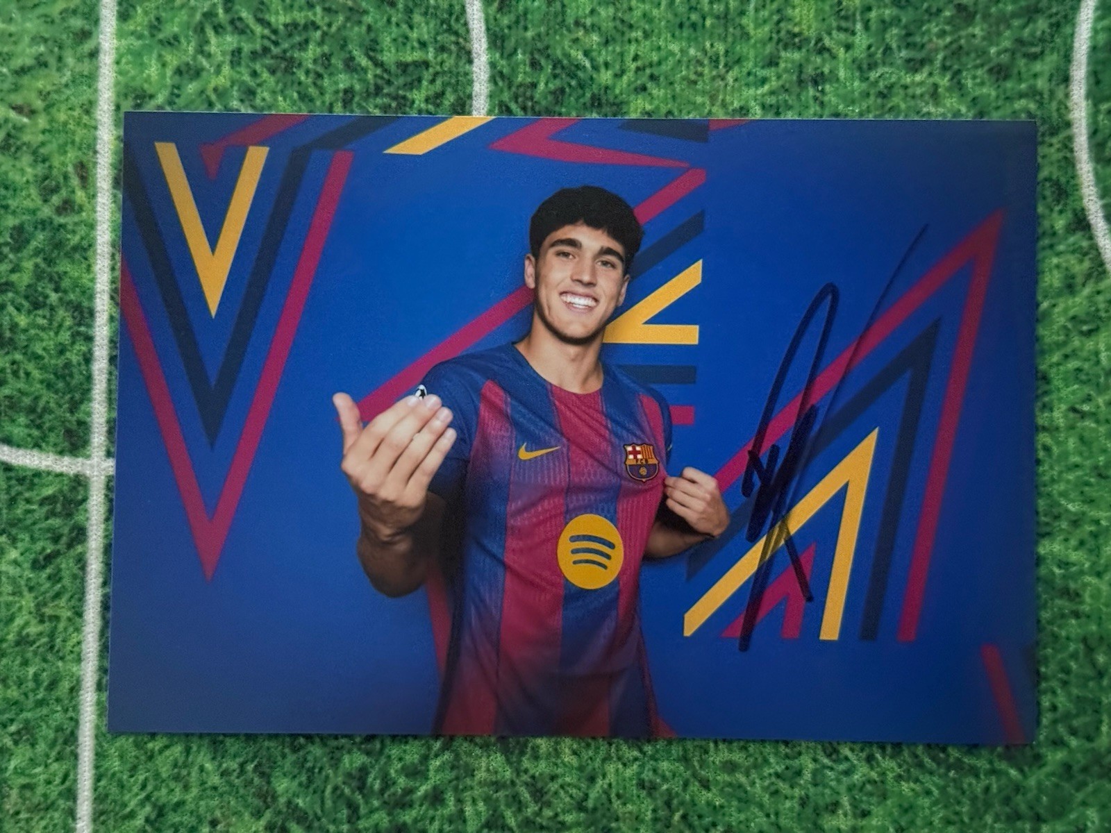 10x15 Photo Pau Cubarsi Autograph Autographed Autograph Signed Barcelona Photo COA