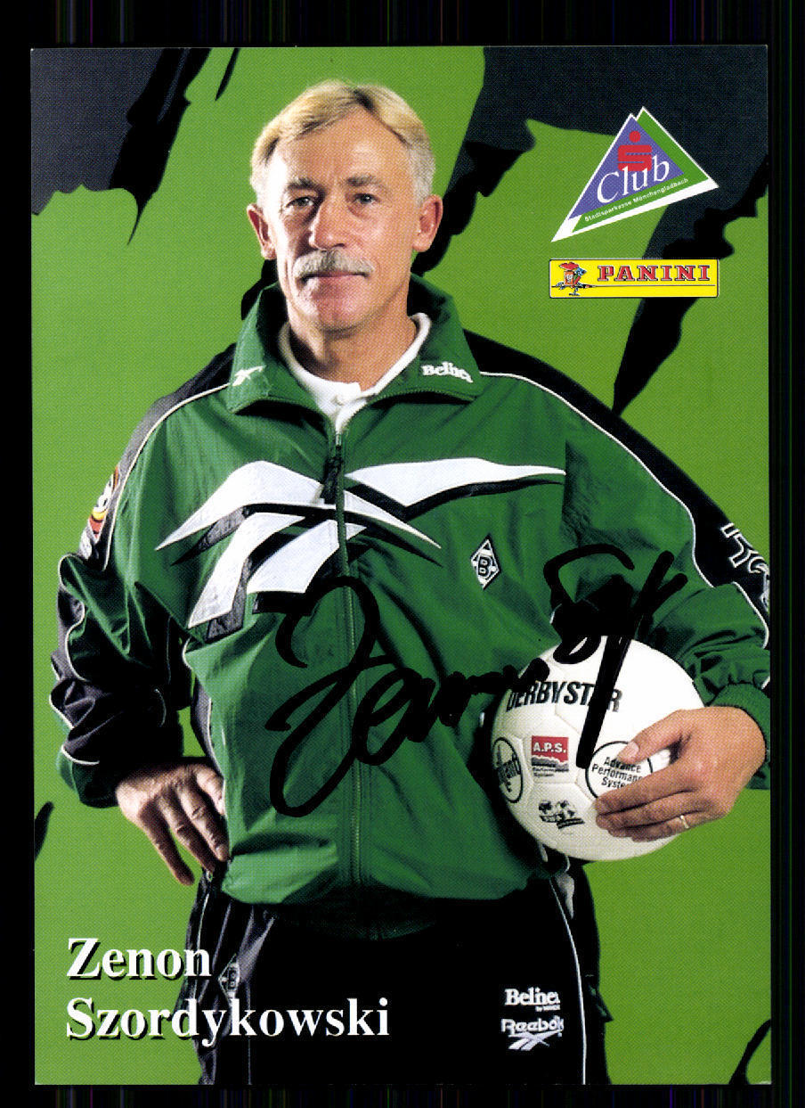 Zenon Szordykowski Bor.M'Gladbach 1997/98 Top Postcard + A 68772