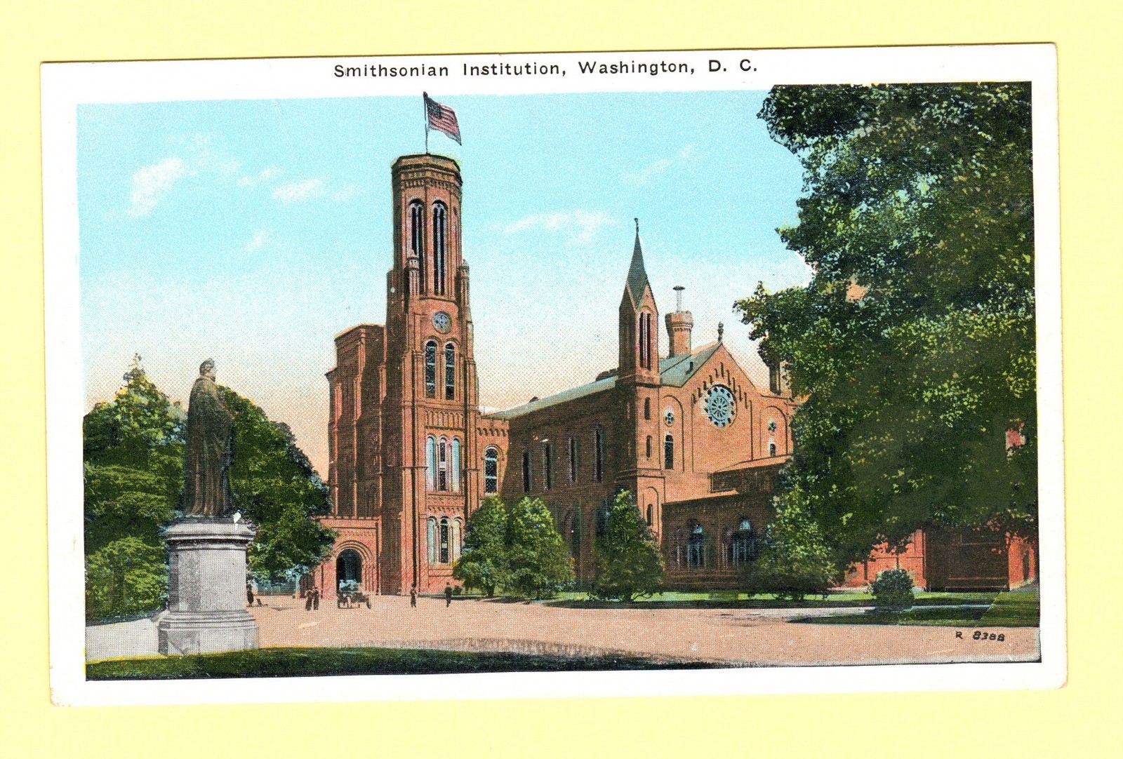 Smithsonian Institution Washington D. C. 1920\'s Postcard Smithsonian Institution Washington D. C. 1920\'s Postcard