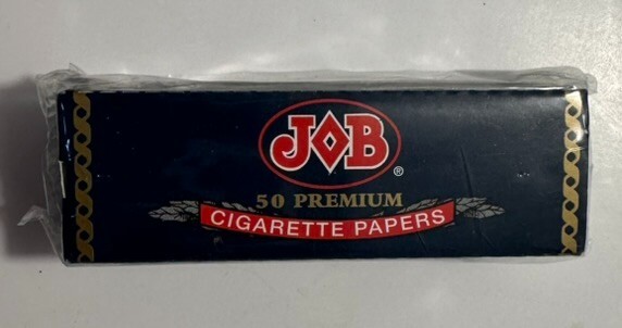 RARE - JOB Premium Single Automatic Blue Rolling Papers  73 x 24 mm - SEALED
