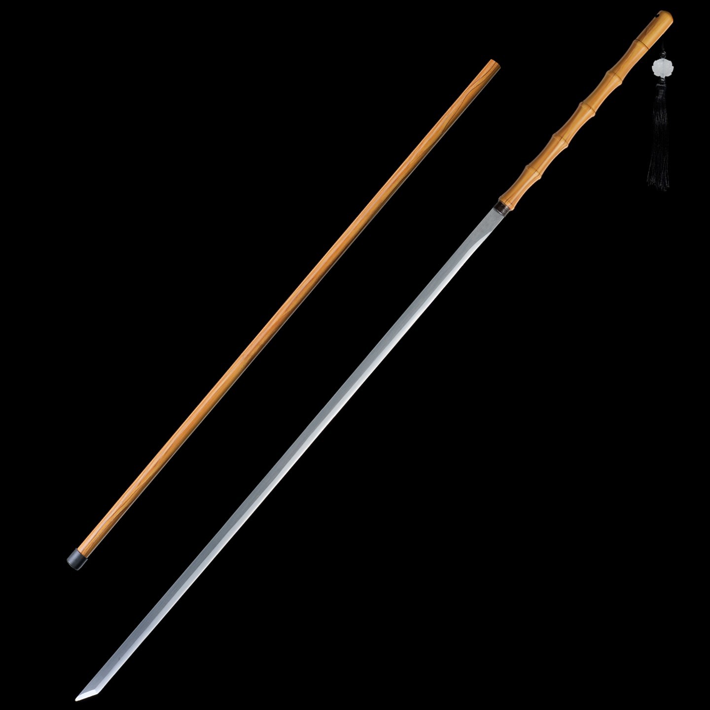Chinese Reversible Fine Thin Sword Tang Sword Manganese‑Steel Rapier Slim Sword
