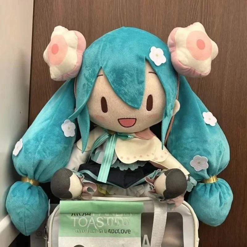 New Original Sega Hatsune Miku Flower Miku Fufu Plush Toy 32cm Anime Gift