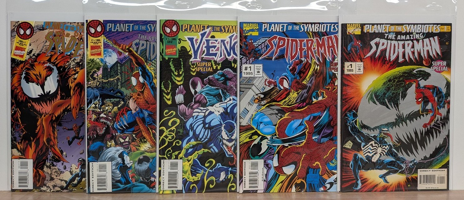AMAZING SPIDER-MAN SUPER SPECIAL PLANET OF THE SYMBIOTES #1-5 High Grade NM NM+
