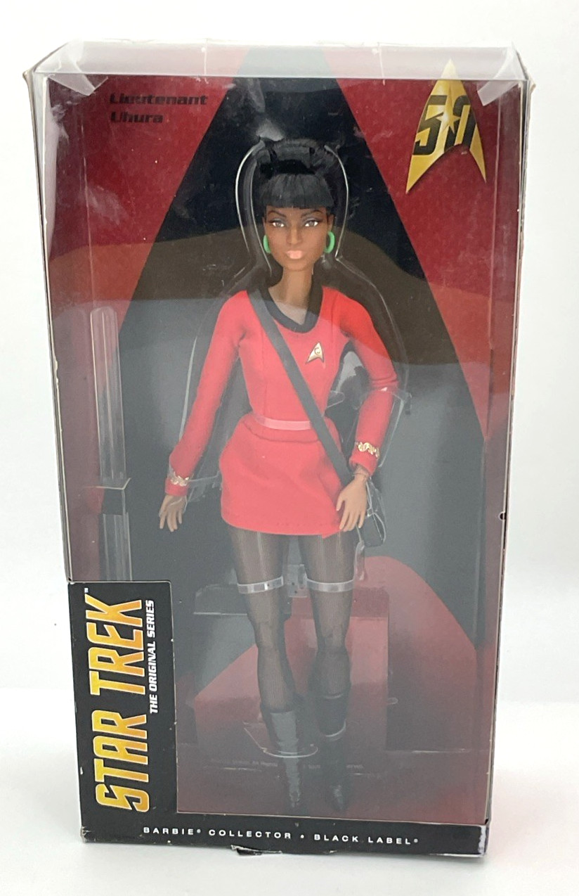 Barbie Collector Black Label Lieutenant Uhura Star Trek The Original Series Doll