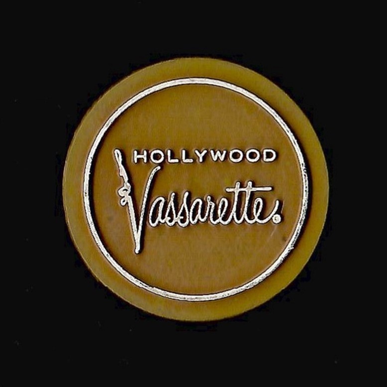 Hollywood Vassarette Bras Vtg Rubber Flexible Fridge Magnet Advertising CA '70s