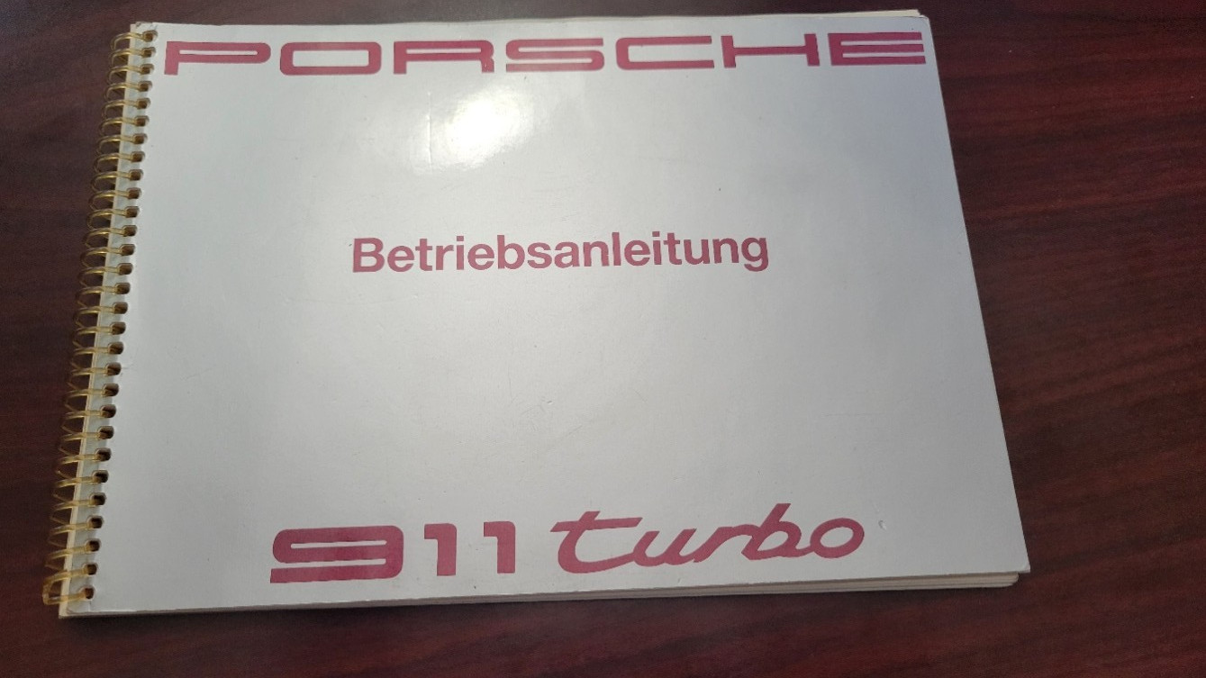 Porsche 911 Turbo 964 German 1990 Print 96451091 Betriebsanleitung Deutsch Porsche 911 Turbo 964 German 1990 Print 96451091 Betriebsanleitung Deutsch