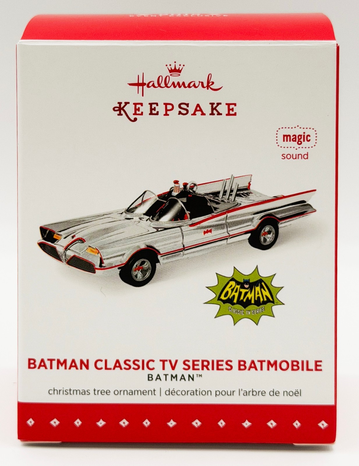 2015 SDCC Exclusive Hallmark Batman Classic Series Batmobile Keepsake Ornament