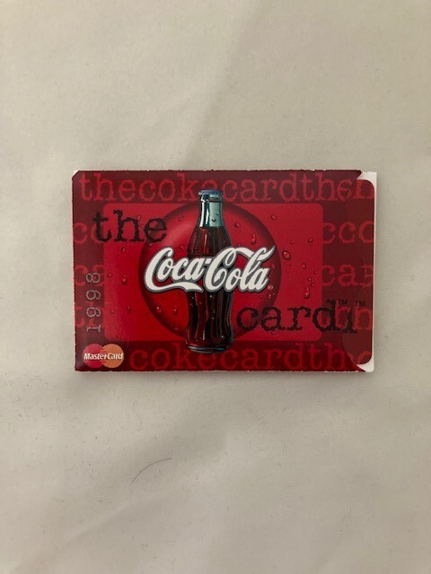1998 The Coca-Cola Card ~ Purchase a Coke and Redeem for Free Items 