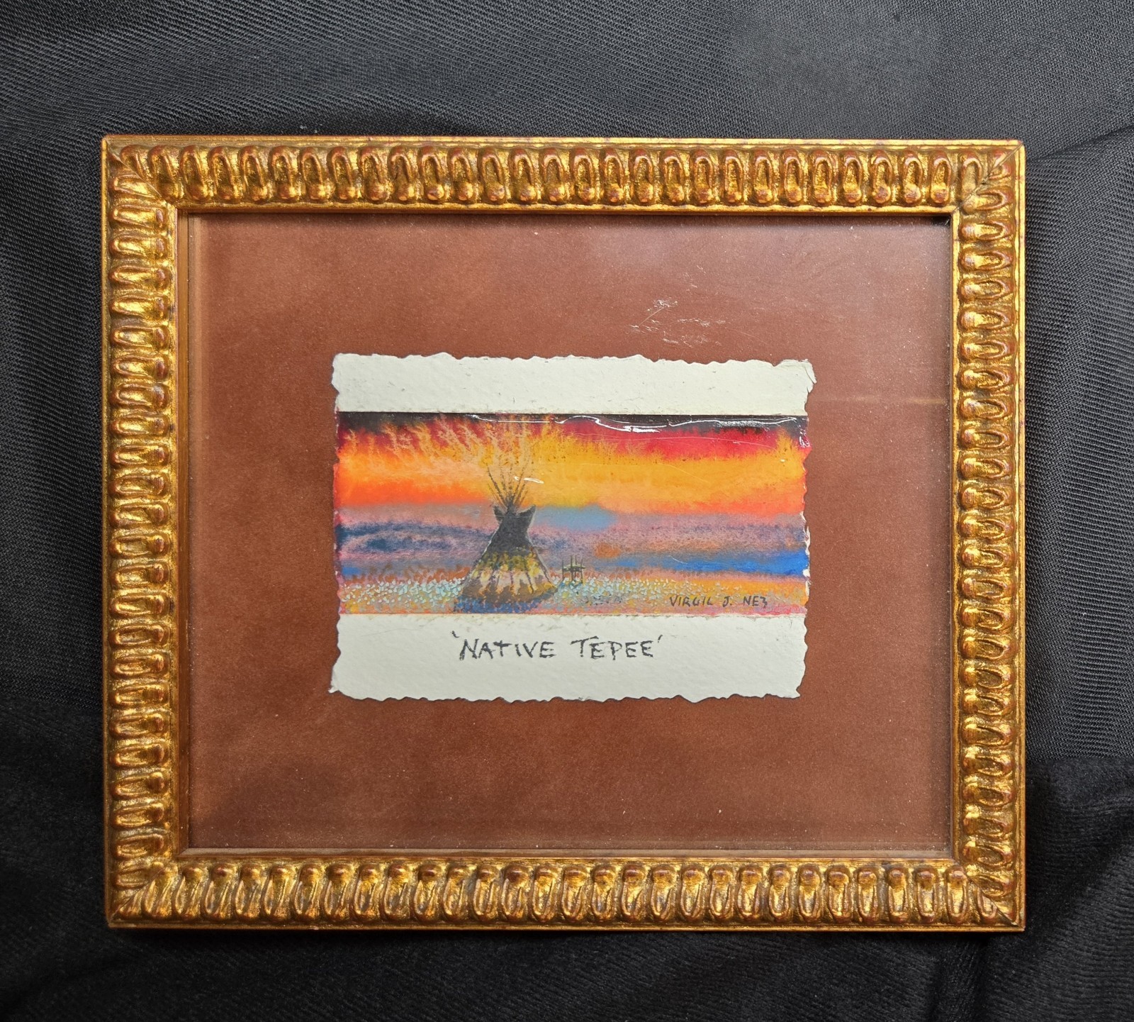 original enamel painted piece \