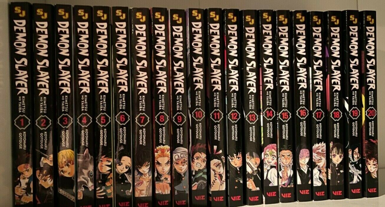 demon slayer manga set english vol 1 - 20