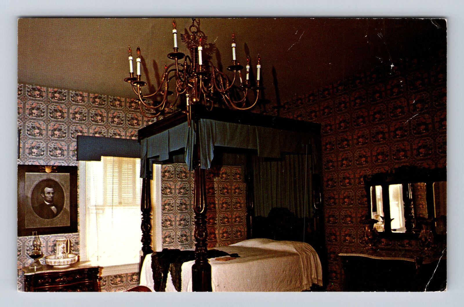 Richmond KY-Kentucky, White Hall State Shrine Cassius Clay Room Vintage Postcard