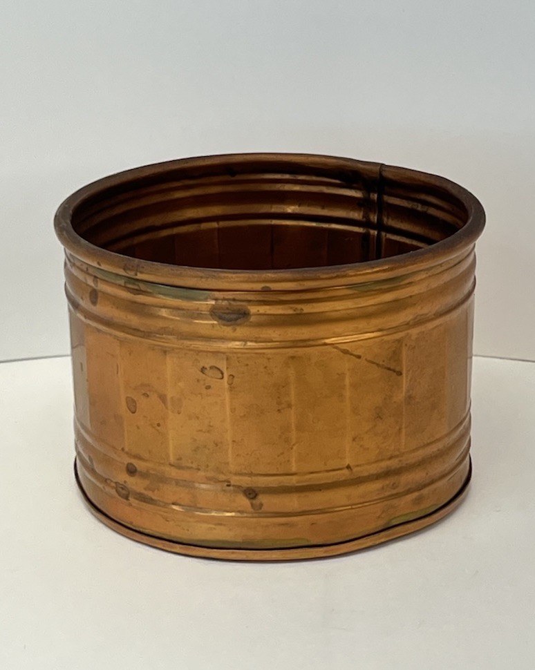 Vintage Soundry Handcrafted Copper 4.5” Planter - Made In India