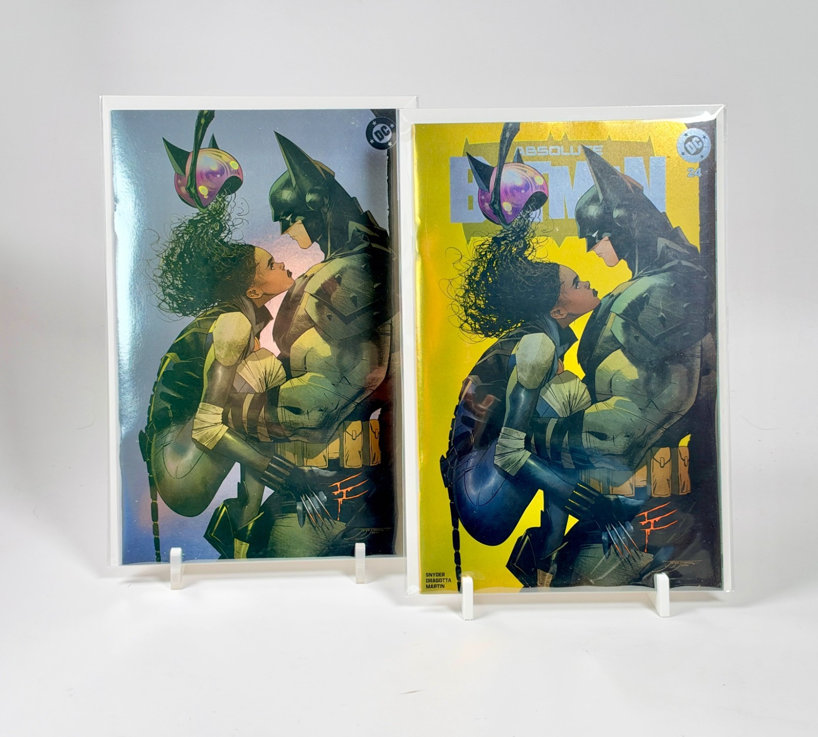 Absolute Batman #24 Jorge Jimenez Gold Foil & Virgin Foil Set LTD 750 NM