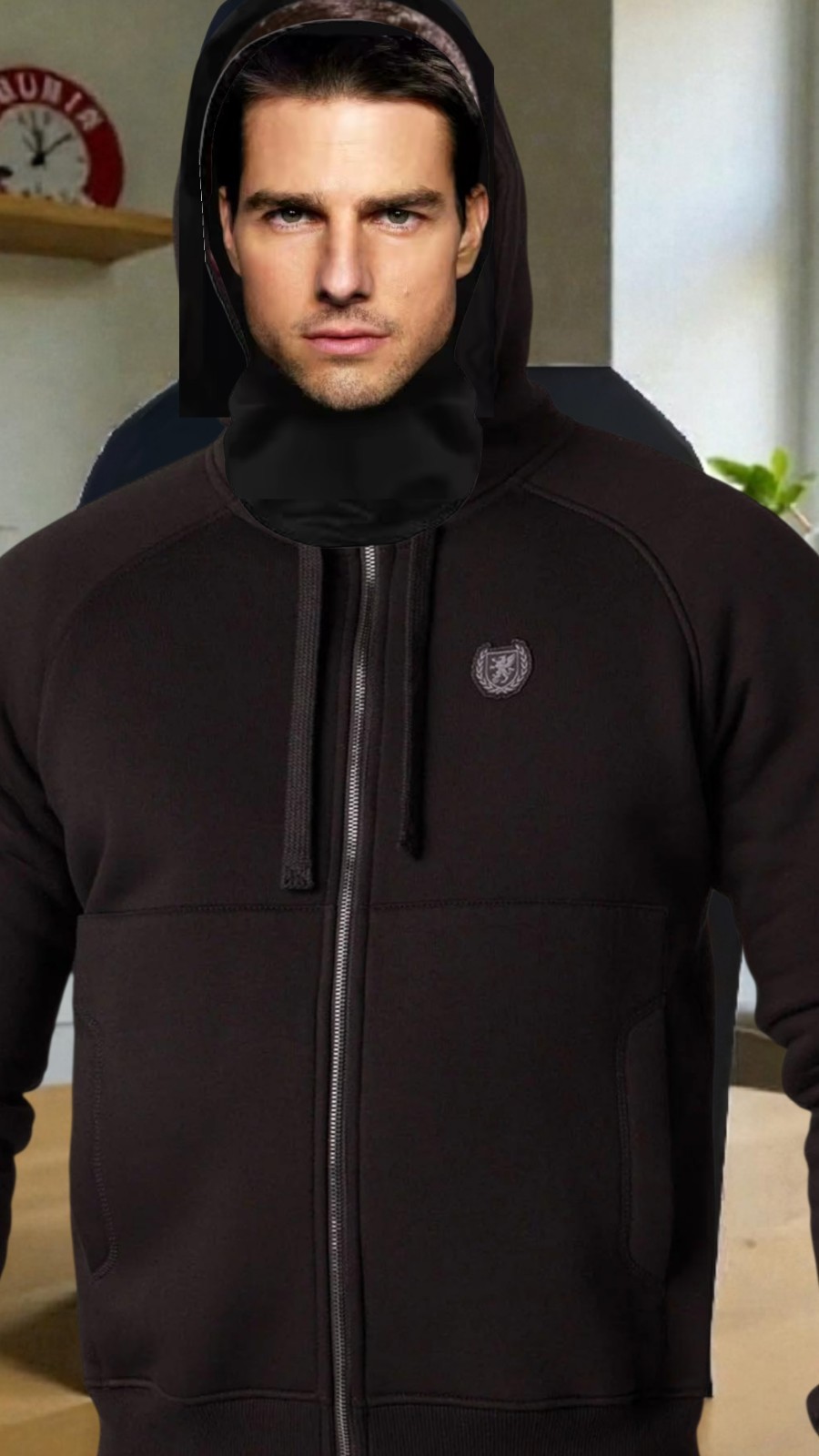 Tom Cruise Celebrity Pull-over See Thru MESH FACE MASK Maverick Costume Cosplay Tom Cruise Celebrity Pull-over See Thru MESH FACE MASK Maverick Costume Cosplay