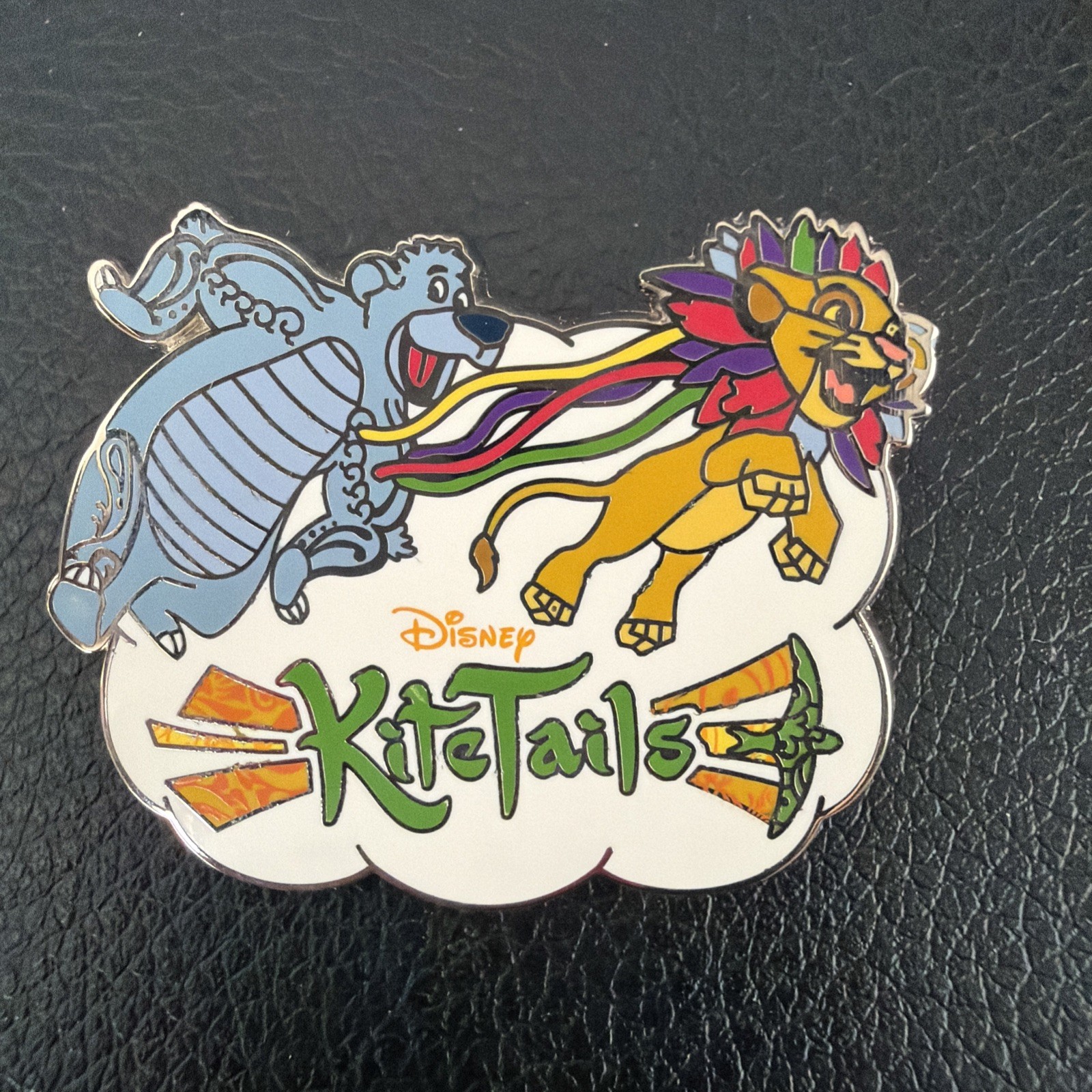 KiteTails A Festival of the Sky Simba and Baloo Lion Ling Jungle Book Disney Pin